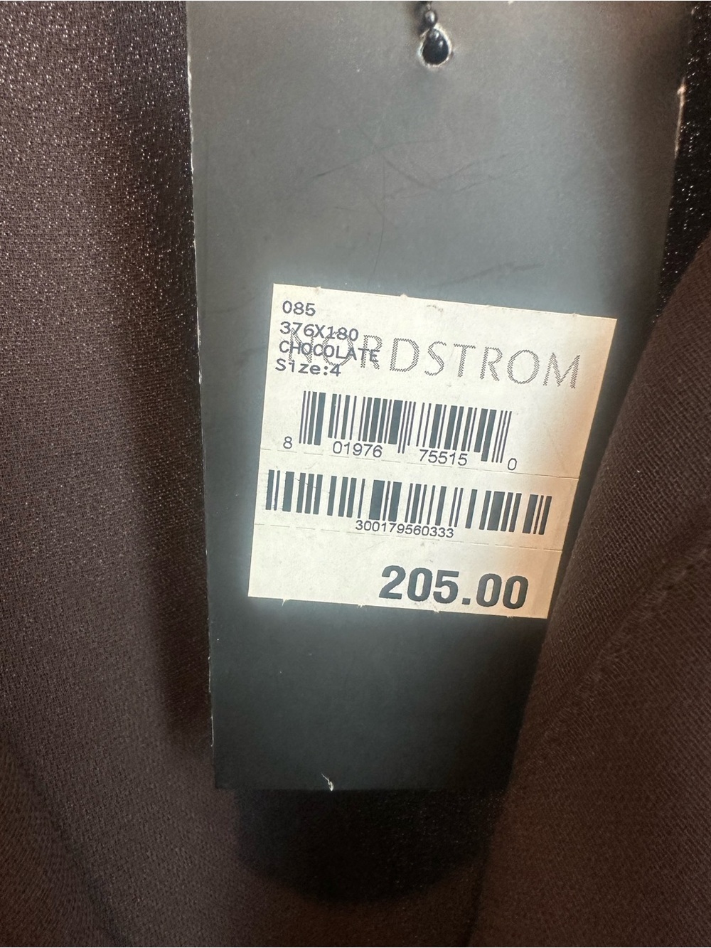 Cottagecore NWT ABS Allen Schwartz Brown Button-Front Tie-Waist Dress - Picture 2 of 5